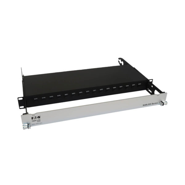 8226c61df3f30758b68ed782575202c2 Tripp Lite series Spine-Leaf MPO Panel with Key-Up to Key-Down MTP/MPO Adapter - 12F MTP/MPO-APC M/M, 8F OS2 Singlemode, 16 x 16 Ports, 1U