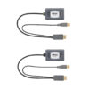 Tripp Lite series 1-Port DisplayPort over Cat6 Extender Kit, Pigtail Transmitter/Receiver, 4K 60 Hz, HDR, 4:4:4, 230 ft. (70.1 m), TAA