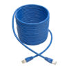 824924e5025559a506552cb585f89079 Tripp Lite series Cat6a 10G Snagless Shielded STP Ethernet Cable (RJ45 M/M), PoE, Blue, 25 ft. (7.62 m)