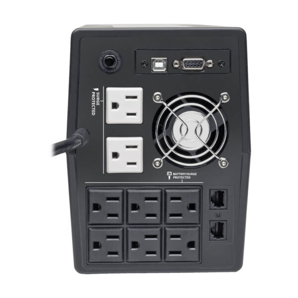 Tripp Lite series 1440VA 1200W Line-Interactive UPS - 8 NEMA 5-15R Outlets, AVR, 120V, 50/60 Hz, USB, LCD, Tower