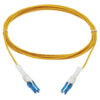 Tripp Lite series 400G Duplex Singlemode 9/125 OS2 Fiber Optic Cable (CS-UPC/CS-UPC), Round LSZH Jacket, Yellow, 3 m