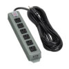 Tripp Lite series Industrial Power Strip, 6-Outlet, 15 ft. (4.6 m) Cord, 5-20P Plug