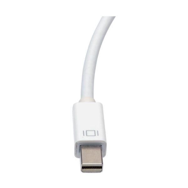 829302897349ac6de0285d84b7ea4303 Tripp Lite series Keyspan Mini DisplayPort to VGA/HDMI All-in-One Video Converter Adapter, 4K 30Hz HDMI, DP1.2, White, 6-in. (15.24 cm)