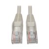 Tripp Lite series Cat5e 350 MHz Snagless Molded (UTP) Ethernet Cable (RJ45 M/M), PoE - White, 5 ft. (1.52 m)