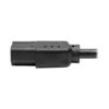 82b7e724631fc40cc422260f3325f403 Tripp Lite series Y Splitter Power Cable, NEMA 5-15P to 2x C13 - 10A, 125V, 18 AWG, 6 ft. (1.83 m), Black