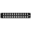 82c13af17cfa674d1cc4ac829fc94047 Tripp Lite series 24-Port 2U Rack-Mount Unshielded Blank Keystone/Multimedia Patch Panel, RJ45 Ethernet, USB, HDMI, Cat5e/6