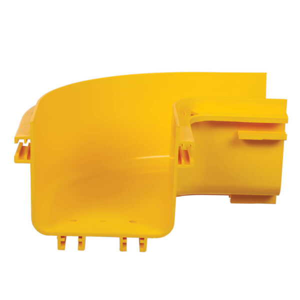 Tripp Lite series Toolless Horizontal 90-Degree Elbow for Fiber Routing System, 120 mm (5 in.)