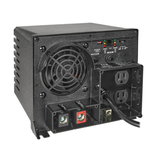 Tripp Lite series 1250W PowerVerter APS 12VDC 120V Inverter/Charger with Auto Transfer Switching, 2 Outlets