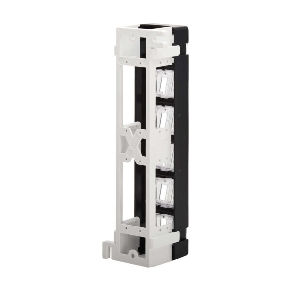 Tripp Lite series 12-Port Wall-Mount Patch Panel for UTP Keystone Jacks, Rotatable Modules, TAA