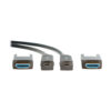 82eae7885c02e8d9fa7df38ca6cc5b08-2 Tripp Lite series 8K HDMI Fiber Active Optical Cable (AOC) with Detachable Connectors (M/M) - 8K UHD @ 60 Hz, HDR, HDCP 2.3, Black, 30 m (98 ft.)