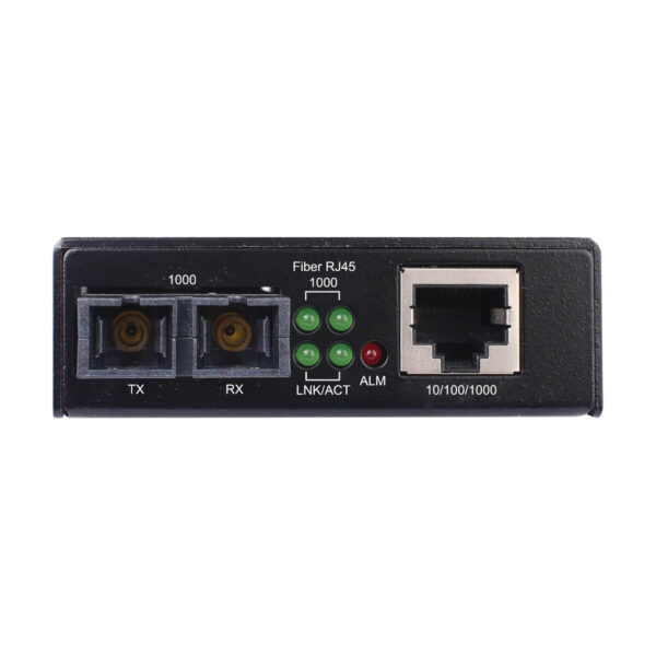 831927ac76c501b2033cd01f487808d1 Tripp Lite series Hardened Gigabit Fiber to Ethernet Media Converter, 10/100/1000 Mbps, RJ45/SC Singlemode, -10° to 60°C, 10 km (6.2 mi.), TAA