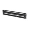 Tripp Lite series 48-Port Cat6 Patch Panel - UTP, 110 Punch Down, RJ45, 2U, TAA
