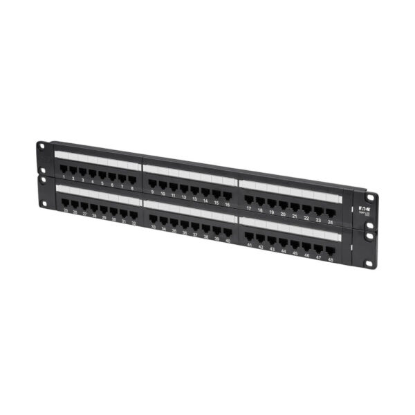Tripp Lite series 48-Port Cat6 Patch Panel - UTP, 110 Punch Down, RJ45, 2U, TAA