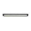 83611717c4c2c602bf17937fb05d4755 Tripp Lite series 24-Port Cat6a Feed-Through Patch Panel - 4PPoE Compliant, 1U Rack-Mount, RJ45 Ethernet, Black, TAA