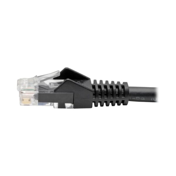 Tripp Lite series Cat6 Gigabit Snagless Molded (UTP) Ethernet Cable (RJ45 M/M), PoE, Black, 6-in. (15.24 cm)