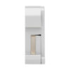Tripp Lite series DIN-Rail Mounting Enclosure Module for Snap-In Keystone Jacks and Couplers, Left Cover, TAA