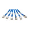Tripp Lite series Cat6a 10G Pre-Terminated Copper Trunk Assembly (6x RJ45 M/M), Blue, 10 ft. (3.05 m)