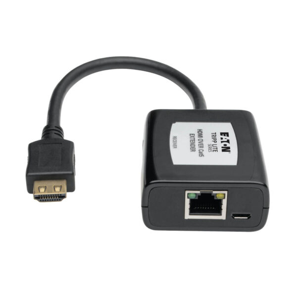 Tripp Lite series HDMI over Cat5/6 Extender, Pigtail-Style Receiver for Video/Audio, USB Powered, Up to 125 ft. (38 m), TAA