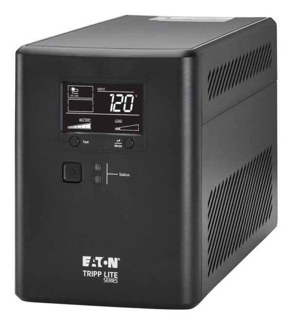 Tripp Lite 1.44kVA 1kW 120V Line-Interactive Cloud-Connected UPS - 10 5-15R Outlets (5 Surge-Only), LCD, 5-15P Plug, Tower - SMART1500LCDTXC
