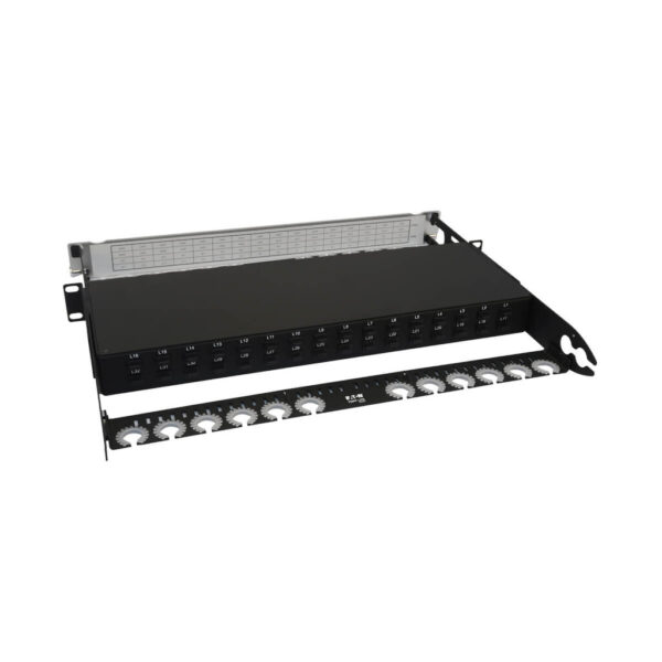 83be2bac2404d07edb6d105fb8abb42e Tripp Lite series Spine-Leaf MPO Panel with Key-Up to Key-Down MTP/MPO Adapter - 12F MTP/MPO-APC M/M, 8F OS2 Singlemode, 32 x 32 Ports, 1U