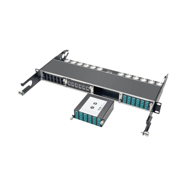 83c9f696c69c11705fbaabbd2e3b357b Tripp Lite series 100Gb/120Gb to10Gb Breakout Cassette, 24-Fiber OM4 MTP/MPO ( Male with Pins ) to ( x12 ) LC Duplex