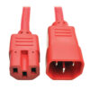 83d2e9d84d413864e13f45fa7a5e3b8e Tripp Lite series Power Cord C14 to C15 - Heavy-Duty, 15A, 250V, 14 AWG, 2 ft. (0.61 m), Red