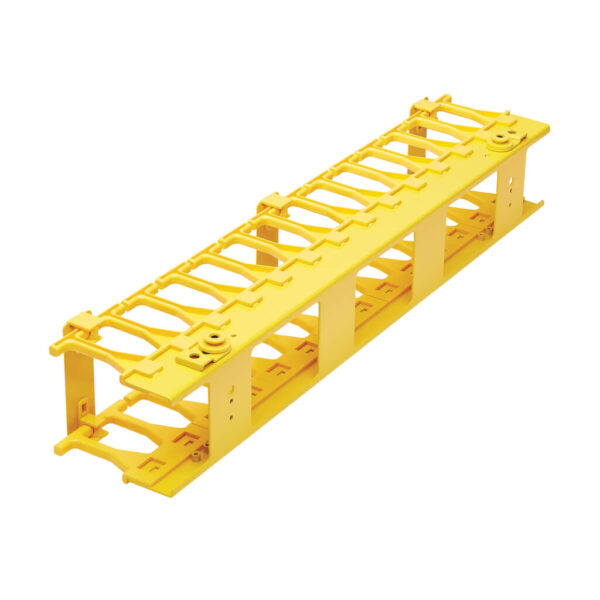 83dd1420b57167289705776bf44f9cd5 Tripp Lite series High-Capacity Vertical Cable Manager - Double Finger Duct, Yellow, 6 ft. (1.8 m)