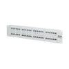 Tripp Lite series 48-Port Cat6 Patch Panel - 4PPoE Compliant, 110/Krone, 568A/B, RJ45 Ethernet, 2U Rack-Mount, White, TAA