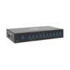Tripp Lite series 10-Port Industrial-Grade USB 3.x (5Gbps) Hub - 20 kV ESD Immunity, Metal Housing, Mountable