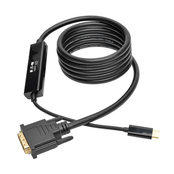 842ca0c7aaf7611d1042e9083e8660fa Tripp Lite series USB-C to DVI Active Adapter Cable (M/M), Black, 6 ft. (1.8 m)