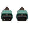 8448d1635401998107e3556b1794303f Tripp Lite series 40/100/400G Multimode 50/125 OM3 Fiber Optic Cable (12F MTP/MPO-PC M/F), LSZH, Aqua, 5 m (16.4 ft.)