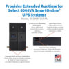 180V Extended Battery Module (EBM) for SmartOnline UPS Systems, 3U Rack/Tower, TAA