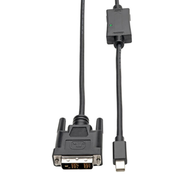 846390f2a6027e5c4c07767c25ca5d9c Tripp Lite series Mini DisplayPort 1.2 to DVI Active Adapter Cable (M/M), 1080p, 10 ft. (3.1 m), TAA