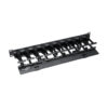 Tripp Lite series SmartRack 1U High Capacity Horizontal Cable Manager - Finger duct with dual-hinge cover