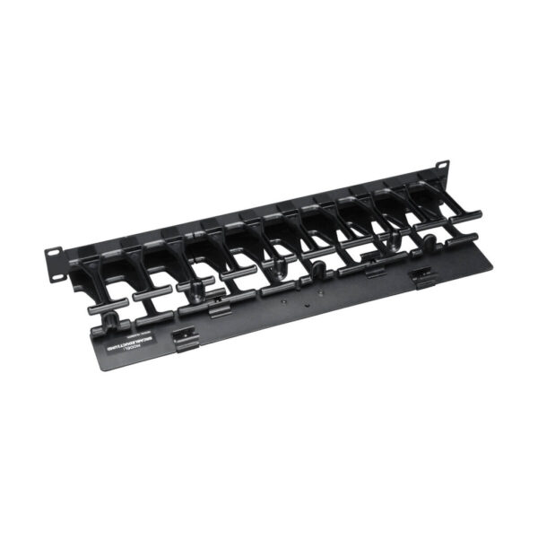 Tripp Lite series SmartRack 1U High Capacity Horizontal Cable Manager - Finger duct with dual-hinge cover