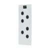 Tripp Lite series SmartRack Cable Gland Plate for NEMA-Rated Enclosure Cabinets, 6 Ports (0.5 in.)