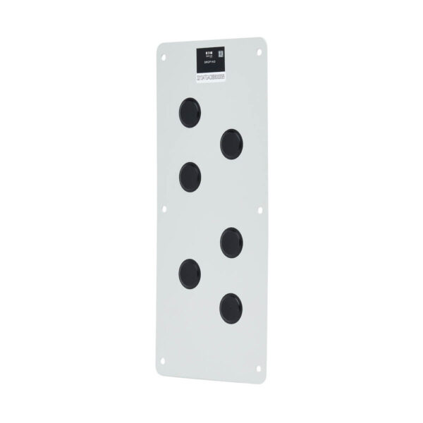 Tripp Lite series SmartRack Cable Gland Plate for NEMA-Rated Enclosure Cabinets, 6 Ports (0.5 in.)