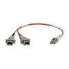 Tripp Lite series Duplex Multimode 50/125 Fiber Adapter (LC-SC M/F) 1 ft. (0.31 m)