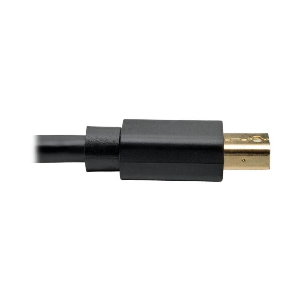 Tripp Lite series Mini DisplayPort to DisplayPort Adapter Cable, 4K (M/M), DP Latching Connector, Black, 10 ft. (3.1 m)