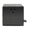 Tripp Lite series Protect It! 3-Outlet Power Cube Surge Protector - 6 USB-A Ports (7.2A Shared), 6 ft. (1.83 m) Cord, 540 Joules, Black
