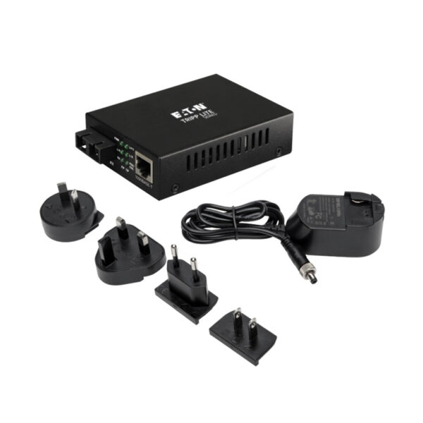 853e522048d277588f953a8f99cca503 Tripp Lite series Gigabit Multimode Fiber to Ethernet Media Converter, 10/100/1000 SC, International Power Supply, 1310 nm, 2,000 m (6,561 ft.)