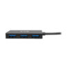 854f1fa8ae1f6a39ac1d81738d1b5f72 Tripp Lite series 4-Port USB-C Hub, USB 3.x Gen 2 (10Gbps), 4x USB-A Ports, Thunderbolt 3 Compatible, Aluminum Housing, Black
