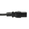 855f08d5d1e1c42a4aa23dd391576736 Tripp Lite series Computer Power Cord, C19 to NEMA 5-15P - Heavy-Duty, 15A, 125V, 14 AWG, 10 ft. (3.05 m), Black