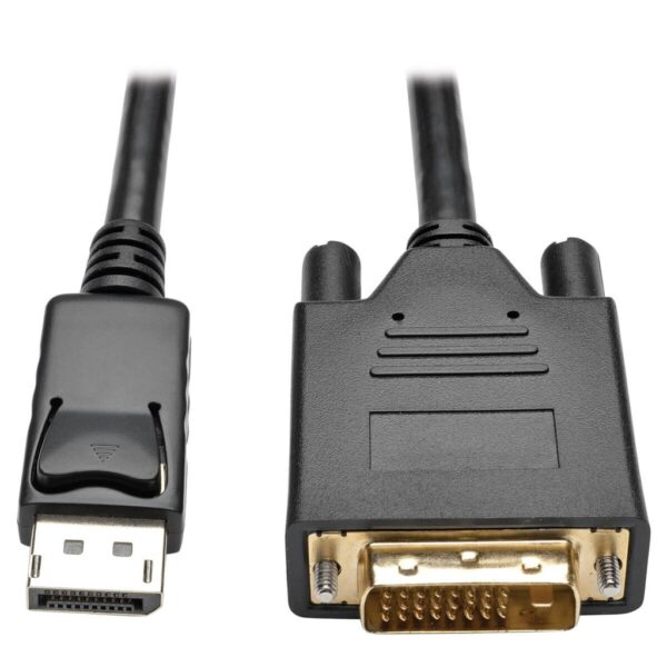 Tripp Lite series DisplayPort 1.2 to DVI Active Adapter Cable (DP with Latches to DVI-D Dual Link M/M), 3 ft. (0.9 m)