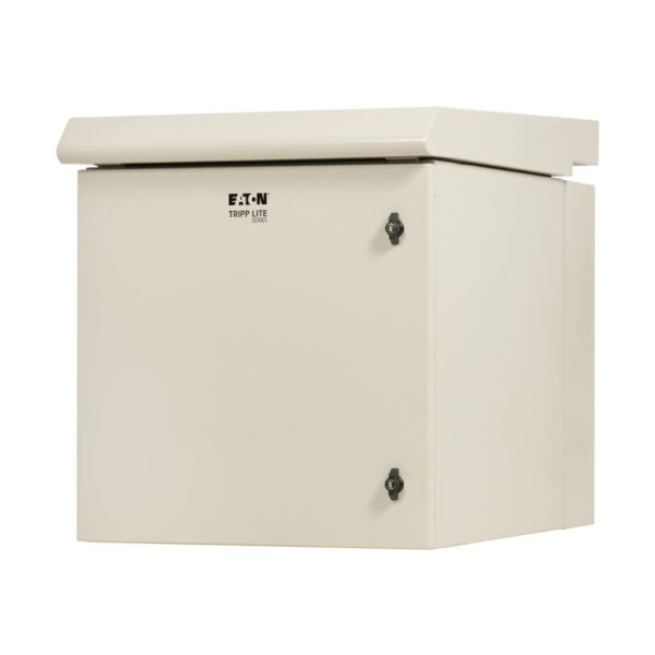 860d6e9c97f38970950576ac668ad0a9 Tripp Lite series SmartRack Industrial Enclosure - NEMA 3R, Wall Mount, Metal, Locking, Hinged Back, Fan With Thermal Switch, 32 in. Depth, 12U, Gray