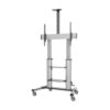 Tripp Lite series Safe-IT Heavy-Duty Rolling TV Cart with Height-Adjusting Crank Handle for 60 to 100-inch Displays