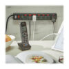 Tripp Lite series ECO-Surge 7-Outlet Surge Protector, 6 ft. (1.83 m) Cord, 1080 Joules, 6 Individually Controlled Outlets, Black Housing