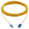 Tripp Lite series 400G Duplex Singlemode 9/125 OS2 Fiber Optic Cable (CS-UPC/LC-UPC), Round LSZH Jacket, Yellow, 10 m