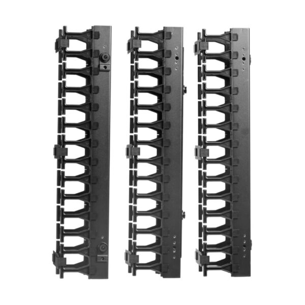 8690ab43cfbf6b93b0df8fbd01d2e2d5 Tripp Lite series SmartRack 3-in. (7.62 cm) Wide High Capacity Vertical Cable Manager - Double finger duct