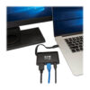 Tripp Lite series USB-C Multiport Adapter - 4K HDMI, USB 3.x (5Gbps) Hub Port, Self-Storing Cable, 100W PD Charging, Black